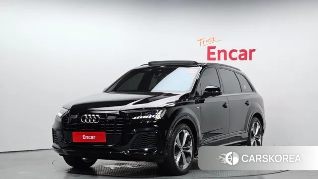 Audi Q7 (4M) 2023 Черный из Кореи