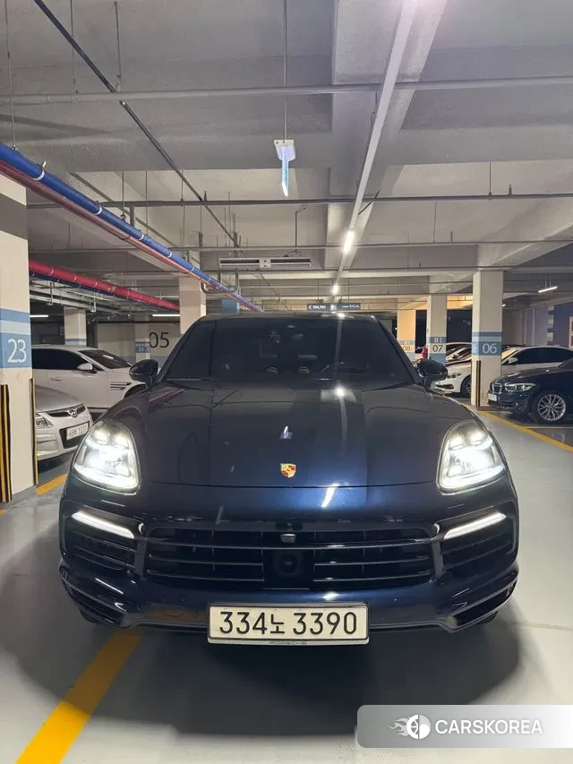 Porsche Cayenne (PO536) 2020 Синий из Кореи