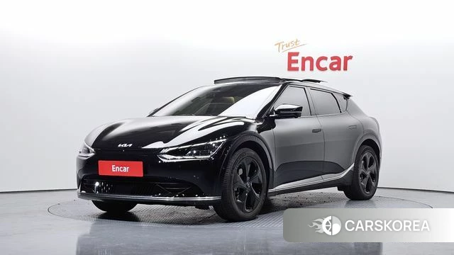 Kia EV6 2022 Черный из Кореи