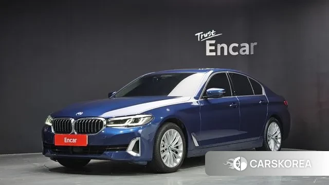 BMW 5 Series (G30) 2021 Синий из Кореи