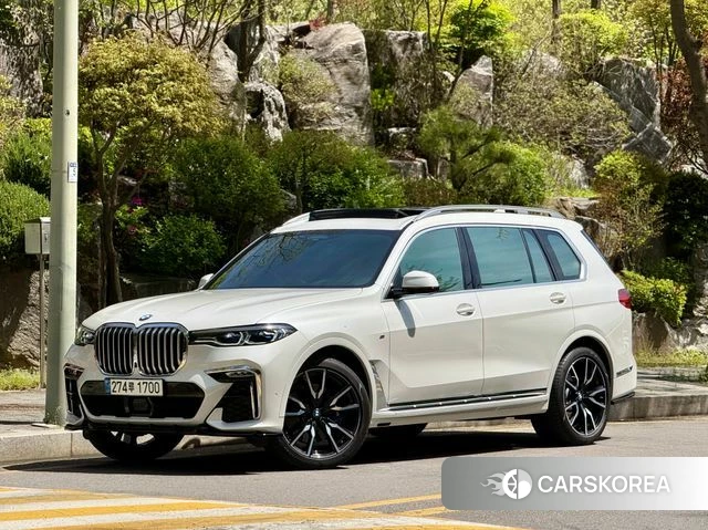 BMW X7 (G07) 2021 Белый из Кореи