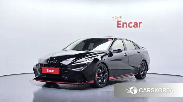 Hyundai Avante (CN7) 2022 Черный из Кореи