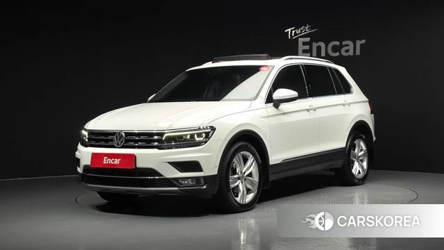 Volkswagen Tiguan second Generation 2020 Белый из Кореи