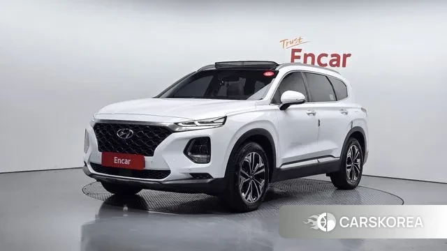 Hyundai Santa Fe TM 2019 Белый из Кореи