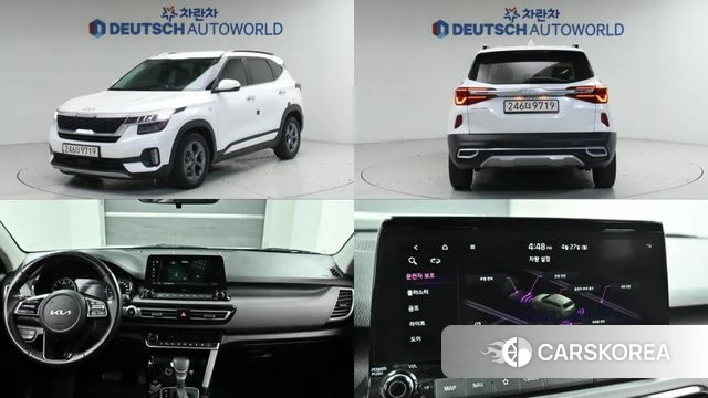 Kia Seltos 2022 Белый из Кореи