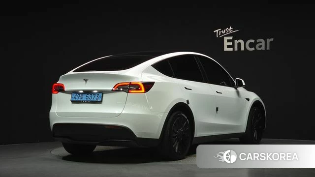 Tesla Model Y 2023 Белый из Кореи