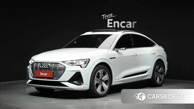 Audi e-Tron 2021 Белый из Кореи