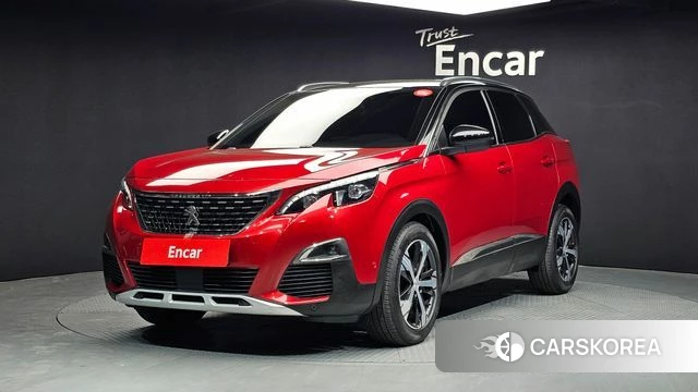 Peugeot 3008 second generation 2018 Красный из Кореи