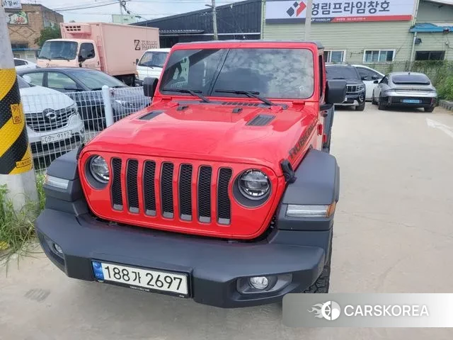 Jeep Wrangler (JL) 2021 Красный из Кореи
