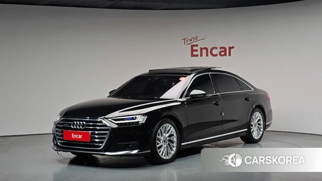 Audi A8 (D5) 2021 Черный из Кореи