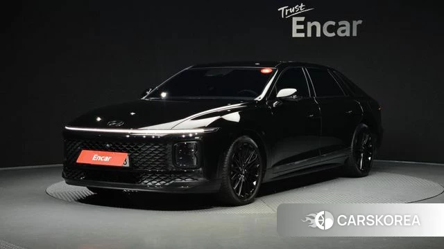 Hyundai Grandeur Hybrid (GN7) 2024 Черный из Кореи