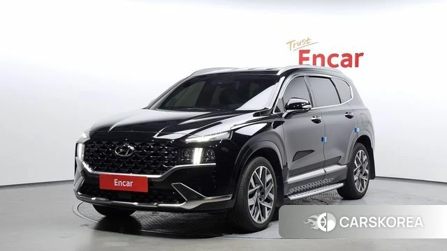 Hyundai The New Santa Fe 2023 Черный из Кореи