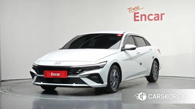Hyundai The New Avante Hybrid (CN7) 2024 Белый из Кореи
