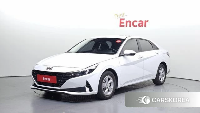 Hyundai Avante (CN7) 2021 Белый из Кореи