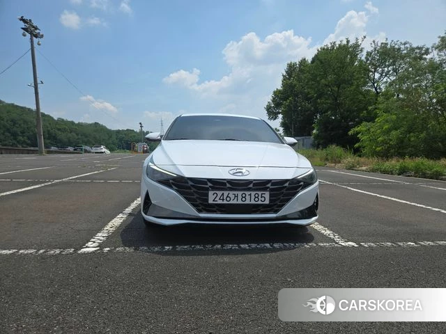 Hyundai Avante (CN7) 2020 Белый из Кореи