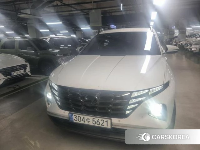 Hyundai Tucson (NX4) 2021 Белый из Кореи