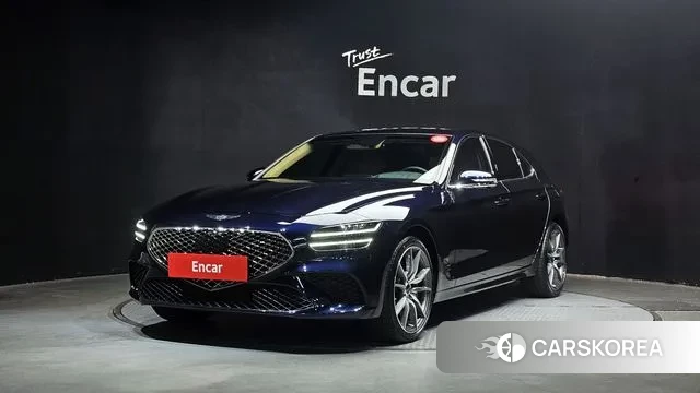 Genesis The New G70 Shooting Brake 2024 Синий из Кореи