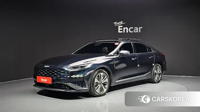 Kia K8 Hybrid 2021 Синий из Кореи