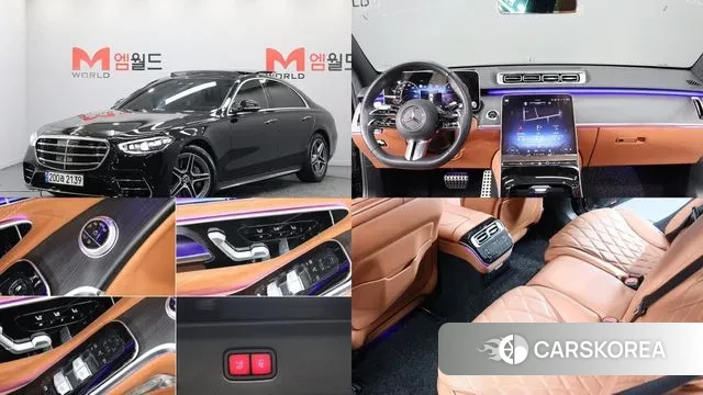 Mercedes-Benz S-Class W223 2023 Черный из Кореи