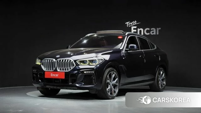 BMW X6 (G06) 2021 Черный из Кореи