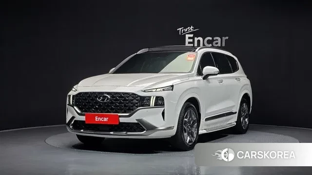 Hyundai The New Santa Fe 2023 Белый из Кореи