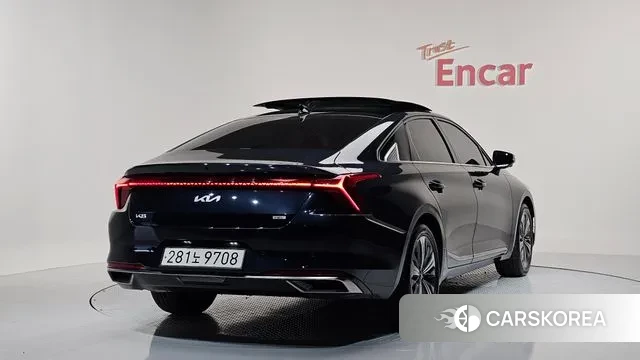 Kia K8 Hybrid 2021 Синий из Кореи