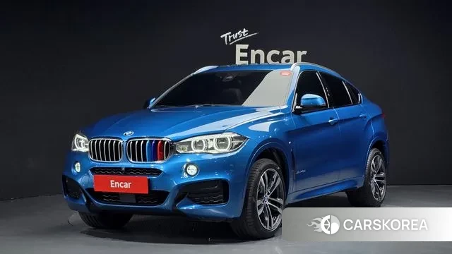 BMW X6 (F16) 2019 Синий из Кореи