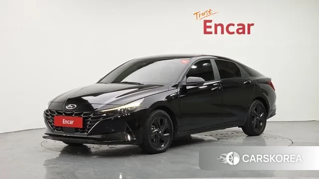 Hyundai Avante Hybrid (CN7) 2022 Черный из Кореи