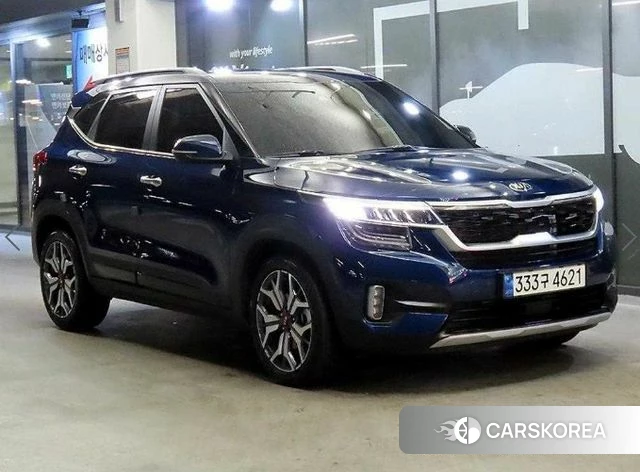 Kia Seltos 2021 Синий из Кореи