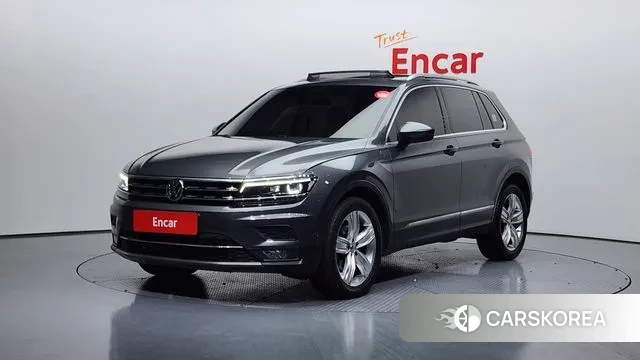Volkswagen Tiguan second Generation 2020 Серый из Кореи