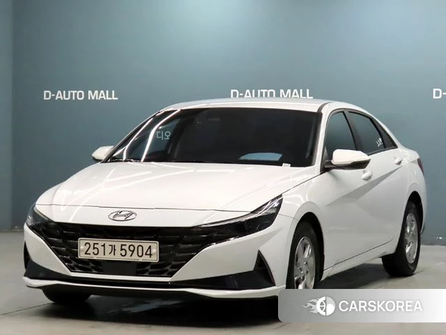 Hyundai Avante (CN7) 2021 Белый из Кореи