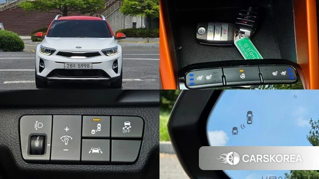 Kia Stonic 2019 Белый двухцветный из Кореи