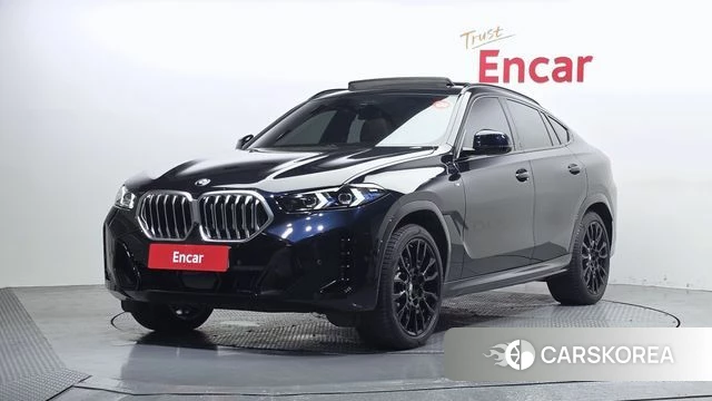 BMW X6 (G06) 2023 Синий из Кореи
