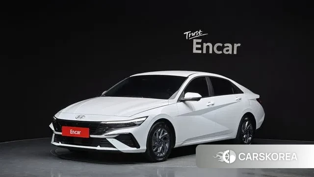 Hyundai The New Avante (CN7) 2023 Белый из Кореи
