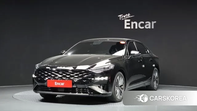 Kia K8 Hybrid 2022 Черный из Кореи