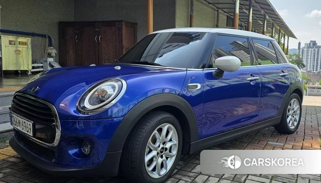 Mini Cooper 2021 Синий из Кореи