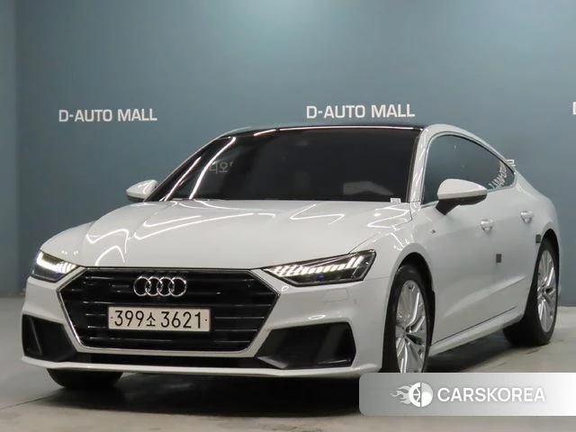 Audi A7 (4K) 2021 Белый из Кореи