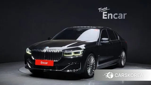 BMW 7 Series (G11) 2021 Черный из Кореи