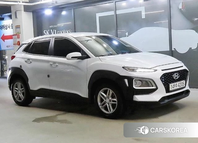 Hyundai Kona 2019 Белый из Кореи