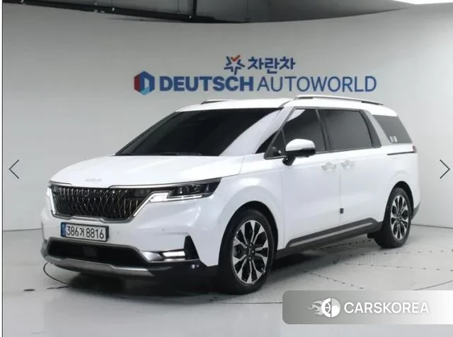 Kia Carnival 4th generation 2022 Белый из Кореи