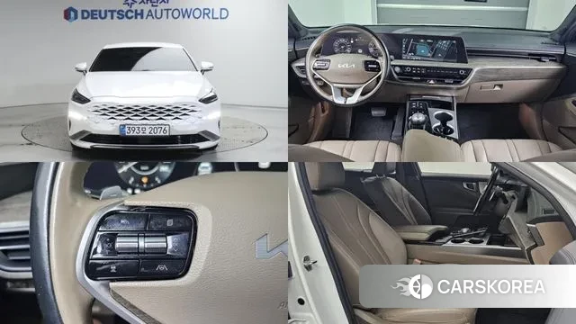 Kia K8 2021 Белый из Кореи