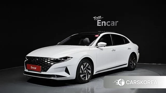 Hyundai The New Grandeur IG Hybrid 2021 Белый из Кореи