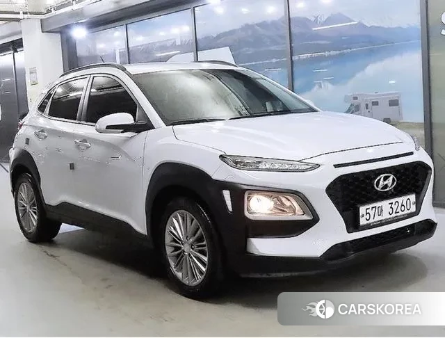 Hyundai Kona 2018 Белый из Кореи