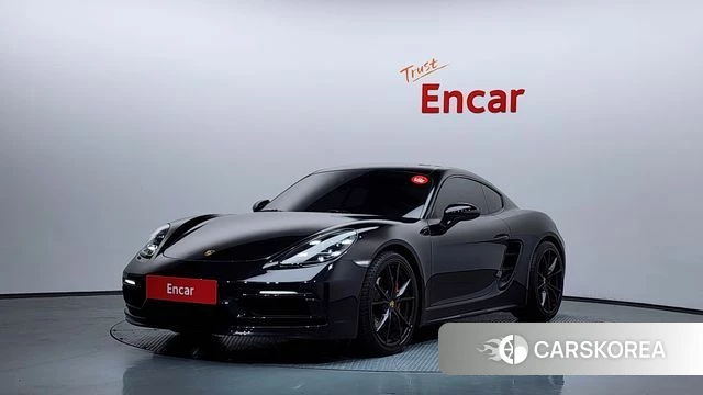 Porsche 718 Cayman 2019 Черный из Кореи