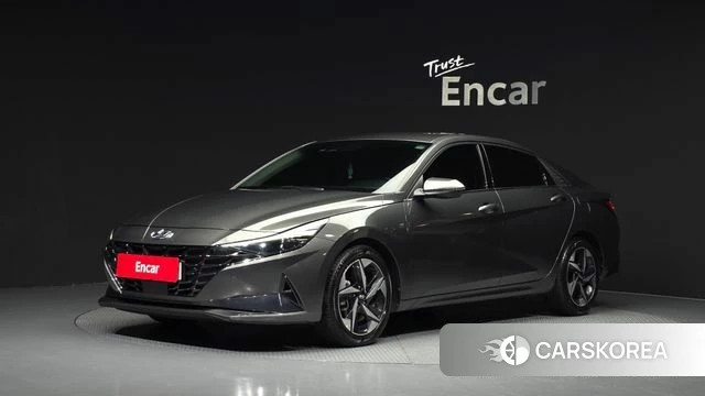 Hyundai Avante Hybrid (CN7) 2020 Серый из Кореи