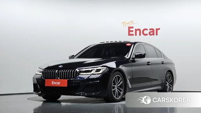 BMW 5 Series (G30) 2023 Синий из Кореи