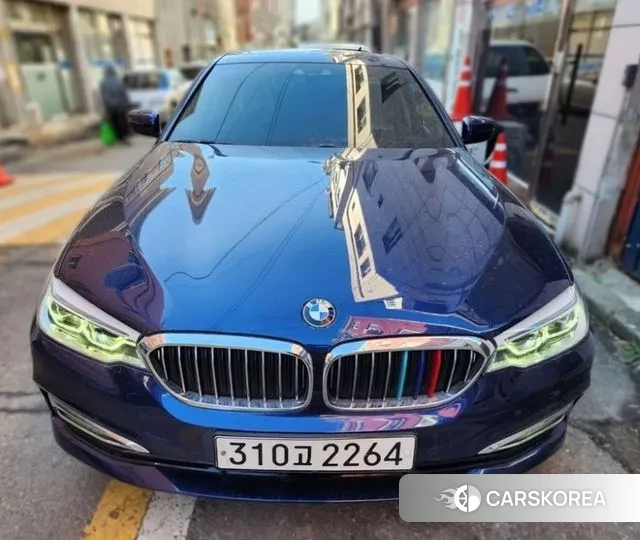 BMW 5 Series (G30) 2020 Синий из Кореи