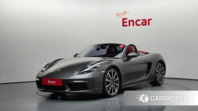 Porsche 718 Boxster 2018 Серый из Кореи