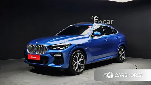 BMW X6 (G06) 2020 Синий из Кореи