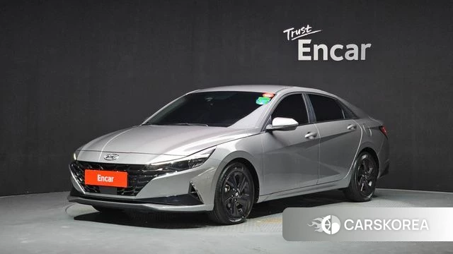 Hyundai Avante Hybrid (CN7) 2021 Серебристо-серый из Кореи
